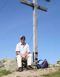Paul Schweiger am Gipfel